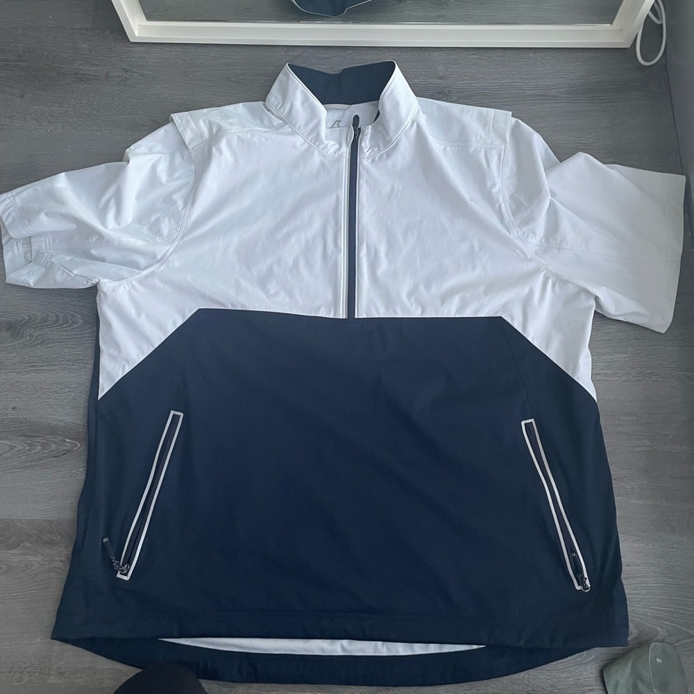 Cutter & Buck Men's Fairway Short Sleeve Golf Rain Pullover